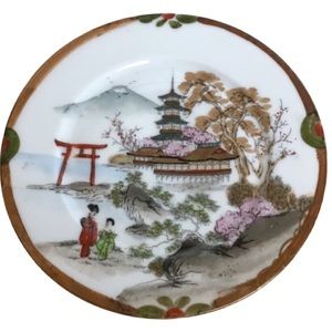 Nippon Katumi Nakamura Tame Handpainted Plate